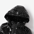 thumbnail image 3 of PatPat Kid Boy/Kid Girl Hooded Metallic Cotton-Padded Jacket, 3 of 6
