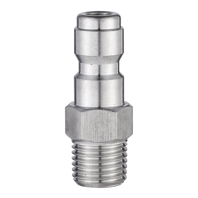 Pressure Washer Snow Foam Quick Plug Connector 1/4 inch to Spray- Wand Lance Adapter Quick Disconnect Release Fitting