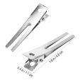 thumbnail image 3 of 50pcs Silver Double Prong Alligator Hair Clips Metal Alligator Clips, 3 of 7