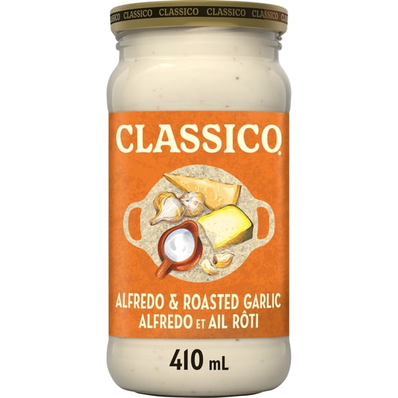 Sauce Pour Pâtes Alfredo Et Ail Rôti
