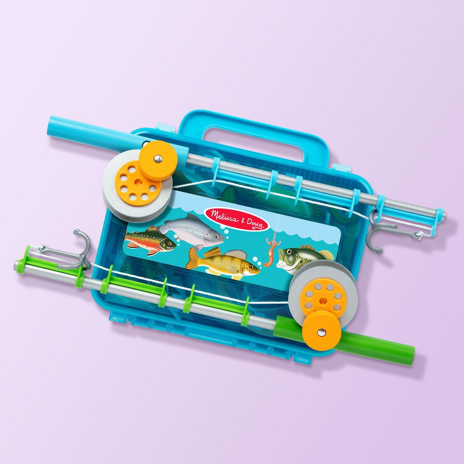 Melissa & Doug Let's Explore Fishing Play Set – 21 Pieces - FSC