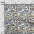 thumbnail image 2 of oneOone Rayon Brown Fabric Florals Craft Projects Decor Fabric Printed By The Yard 56 Inch Wide, 2 of 4