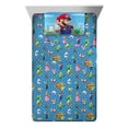 thumbnail image 2 of Super Mario "All The Players" Children's twin sheet set (3 pcs), 2 of 7
