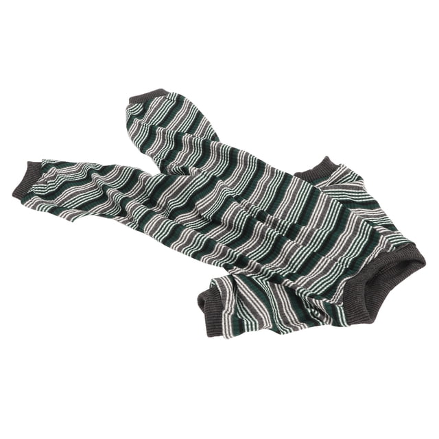 Striped Dog Pajamas, Polyester Elastic Multipurpose Fashionable Onesie Dog Pajamas Skin Friendly Attractive For Spring For Parties XS,S,M,L,XL