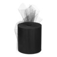 thumbnail image 1 of Unique Bargains 200 Yards Tulle Ribbon Rolls Netting Fabric Spools 6' Black for Christmas Wrapping Wedding DIY, 1 of 5