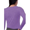 thumbnail image 3 of Sivvan Lot de 3 T-Shirts à Manches Longues Confort pour Femmes / T-Shirt sous-Blouse, 3 of 7