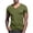 Armée Vert & Manches Courtes T-Shirts pour Hommes, variante sur Brnmxoke T-Shirts d'Été Légers et Décontractés à Manches Courtes pour Hommes, Coupe Ample, Col en V Surdimensionné, Chandails à Enfiler, T-Shirts Grandes Tailles, Hauts de Base pour la Plage et les Vacances, Bleu Ciel, TG