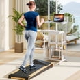 thumbnail image 4 of Costway Mobile Stand Up Desk Height Adjustable Computer Standing Desk with wheels &Footrest,White, 4 of 10