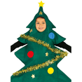 thumbnail image 2 of Diconna Parent-Children Cosplay Costume, Christmas Tree Shaped Dress, 2 of 4