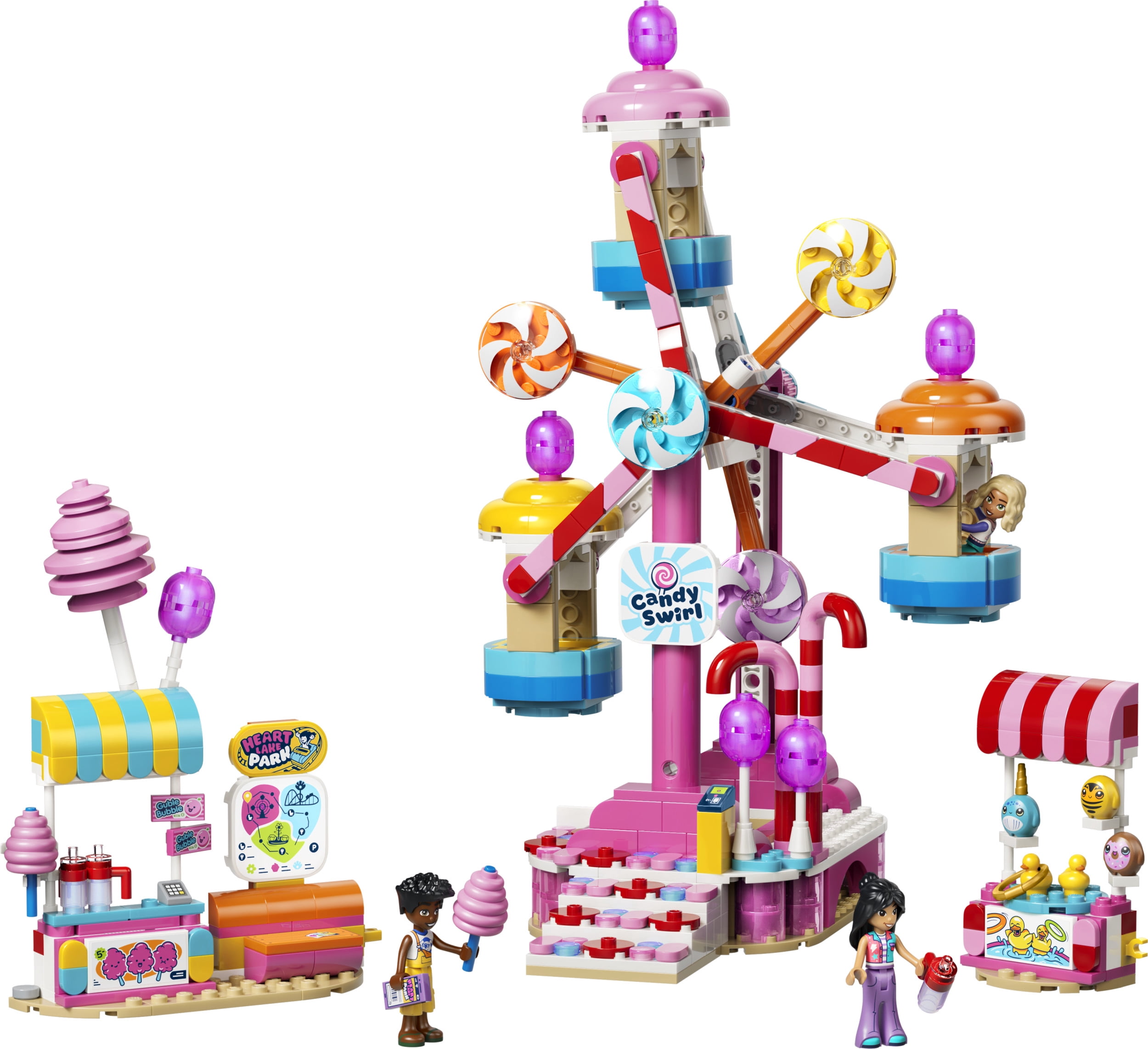 LEGO Friends Candy & Cupcake Ferris Wheel - Building Toy for Girls & Boys, Ages 7+ - Toy Figures & Playset for Kids - Includes 3 Minidolls - Gift for Birthdays - 42700