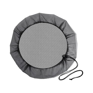 3 Pcs Filet de Baril de Pluie Extérieur 97 cm, Housse de Seau, Housse de Moustiquaire, Protecteur d'Écran de Réservoir d'Eau, Filtre de Baril de Pluie