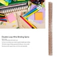 thumbnail image 4 of Zaqw Double Wire Binding Spine, Metal Inner Wire Nylon Coating, 100 Count, 4 of 8