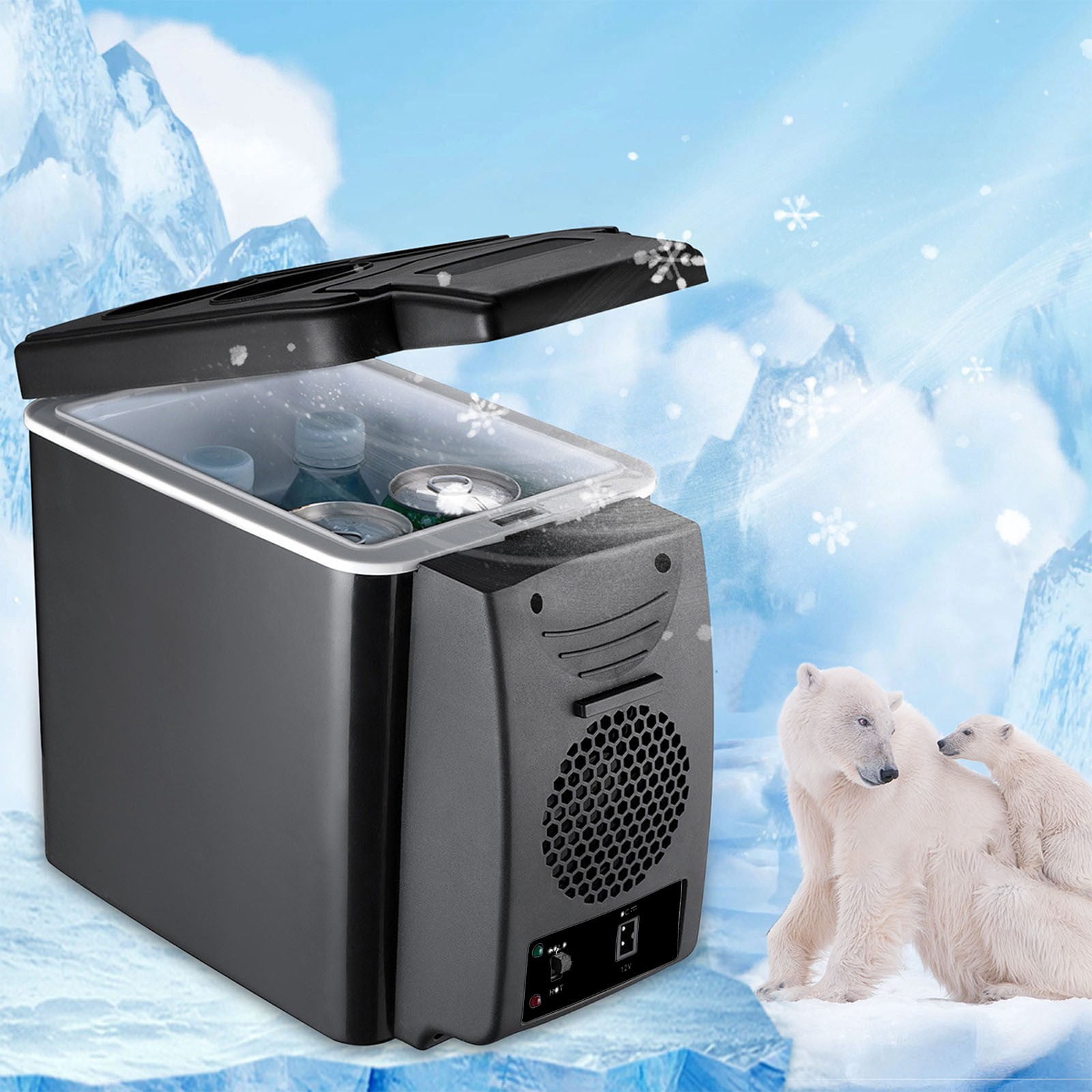 Chmadoxn Car Refrigerator Refrigerator For Car Car Refrigerator Freezer 12V Car Refrigerator 6L Portable Car Refrigerator Portable Freezer DC12V Refrigerator Refrigerator