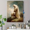 thumbnail image 4 of The Good Shepherd Religious Canvas Wall Art 15.75x11.81 Inches, 4 of 8