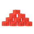 thumbnail image 2 of Spptty 100PCS/Bag 16MM 001-100 Numbered Plastic Poultry Chickens Ducks Goose Leg Bands Rings,Duck Leg Rings, Poultry Leg Bands, 2 of 3