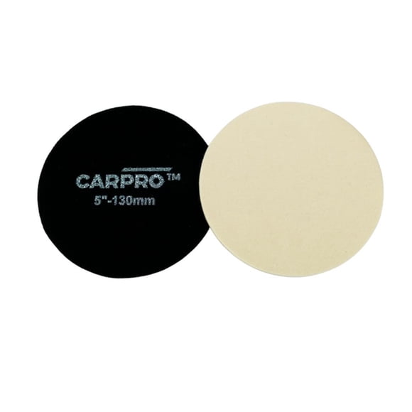 CARPRO Tampon de Polissage pour Vitres - Polir les Rayures du Verre, Graver, Corriger et Nettoyer les Vitres et Pare-Brises Endommagées - 5 Pouces (1 Pack)