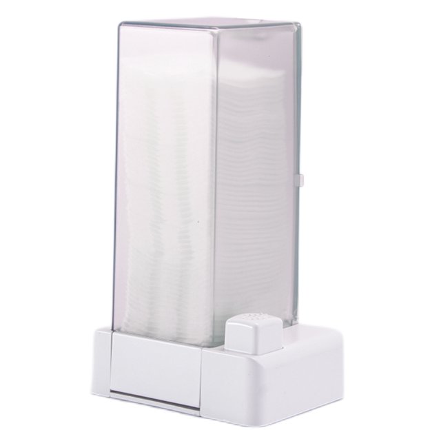 Distributeur de Tampons de Coton, Support en PC de Qualité Alimentaire pour Maquillage en Coton pour Usage Domestique