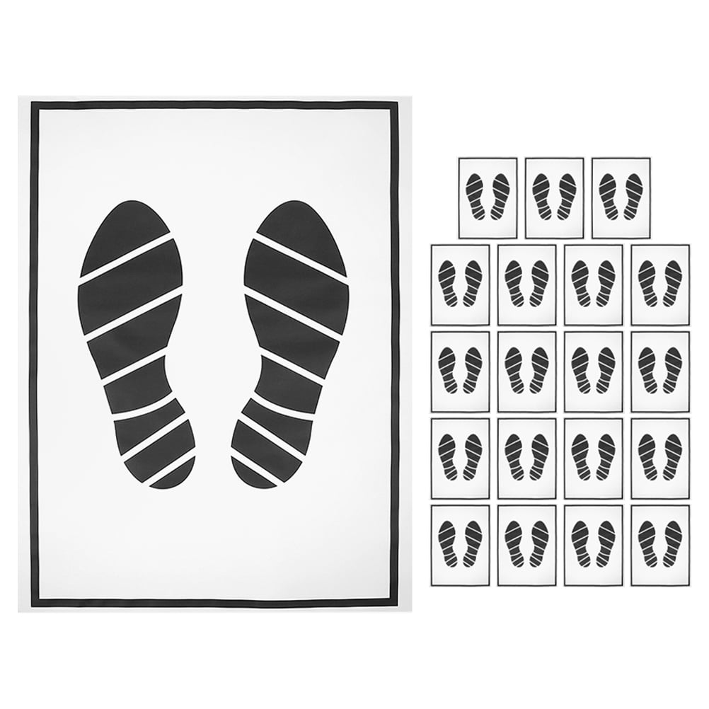 20pcs Disposable Car Floor Mats Paper Floor Mats Car Foot Mats Floor Protection Mats