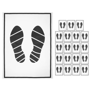 20pcs Disposable Car Floor Mats Paper Floor Mats Car Foot Mats Floor Protection Mats