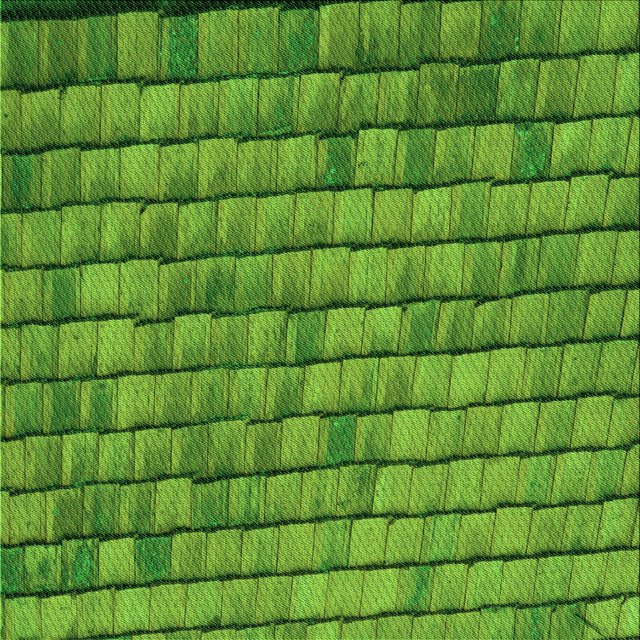 Ahgly Company Tapis d'Intérieur Lavable en Machine Carré Vert Transitionnel, 5 Pieds Carré