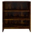 thumbnail image 3 of vidaXL Sideboard Smoked Oak 70x40.5x75 cm Engineered Wood, 3 of 4