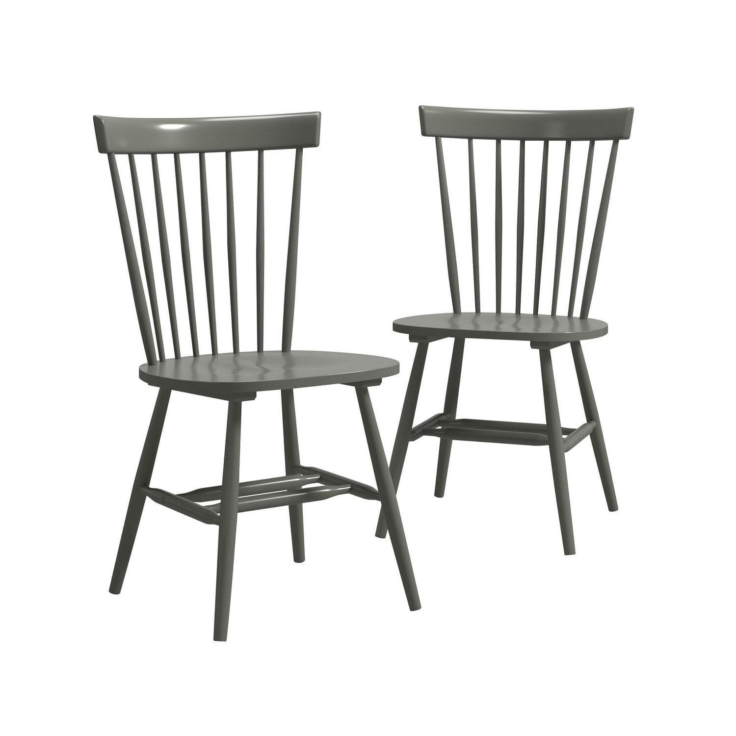 Sauder New Grange Spindle Back Chairs (2 pk), Pewter Green, 427843