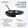 thumbnail image 3 of Granitestone Armormax Fry Pan 12 Inch Nonstick Hard Anodized Ultra Durable Frying Pan, 3 of 7