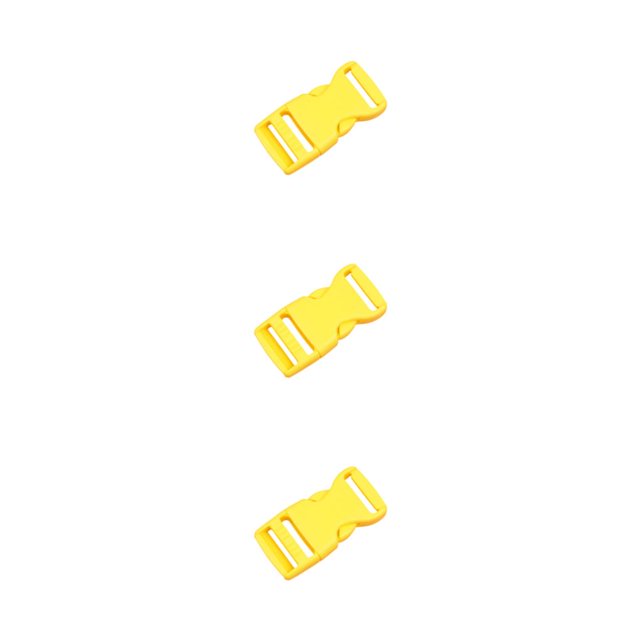maskred 10pack/lot Versatile Release Buckle Strap For Various Buckle Applications Multi-Color ABS Clasp Belt Buckles Hook Buckle light yellow 3Set
