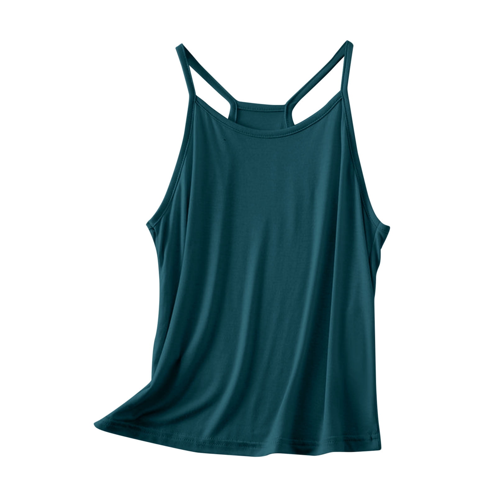 Birdeem Camisole pour Femmes Manteau Décontracté et Tendance pour Femmes Couleur Unie Col Rond Sans Manches