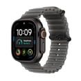 thumbnail image 1 of Apple Watch Ultra 4 GPS + Cellular 49mm Natural Titanium Case with Translucent Grey Ocean Band, 1 of 5