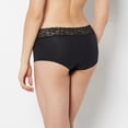 thumbnail image 3 of Boyshort Panty in Tuxedo Black, 3 of 5