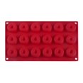 thumbnail image 1 of Moule à Beignes en Silicone Moules à Beignes en Silicone Plateau de Cuisson pour Beignes avec 18 Cavités, 1 of 9