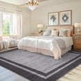 thumbnail image 4 of Bordered Washable Area Rug,Hallway Runner Rug,Washable Rug with Non-Slip Backing Stain Resistant Easy Cleaning Floor Cover for Dining Room, Living Room, Bedroom, 4 of 6