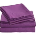 thumbnail image 1 of 900 Threat Count 100 % Egyptian Cotton 4-Pcs Sheet for Cot Bunk Bed-Perfect for Narrow Deep 15-Inch Solid Pattern, 1 of 4