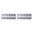 thumbnail image 1 of QualitChoice 1 Bag Glass Crystal Special-shaped Eye-catching Flat Bottom Easy to Paste Perfect Match Nail Rhinestones for Mobile Phone 310 White AB 2Set, 1 of 6