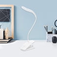 thumbnail image 4 of Lampe de Bureau à Pince USB avec Col de Cygne Flexible - Lampe de Lecture LED Portable pour Chambre, Bureau et Salle d'Étude avec Pince Robuste et Chargement USB, 4 of 6