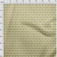 thumbnail image 3 of oneOone Georgette Viscose Fabric Diamond Geometric Print Fabric By The Yard 42 Inches Wide, 3 of 4