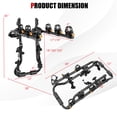 thumbnail image 4 of Costway 3-Bike Trunk Mounted Bike Rack Bike Carrier Rack for Sedan Hatchback Minivan, 4 of 9