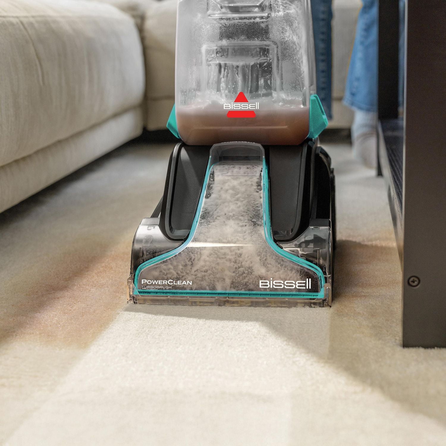 BISSELL PowerClean TurboBrush Pet Lightweight Full-Sized Carpet Deep Cleaner 3938C