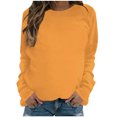thumbnail image 1 of Pisexur Chandails à Capuche pour Femmes, Chandail Décontracté à Manches Longues, Col Rond, Mignon, Coupe Décontractée, Hauts, Chemise Ample, 1 of 4