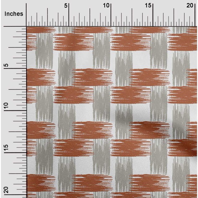 oneOone Viscose Jersey Fabric Brush Stroke Ikat Print Fabric BTY 60 Inch Wide
