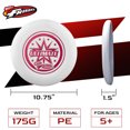 thumbnail image 2 of Wham-O Frisbee Official Ultimate 175g Flying Disc, 10.75 Inch, Professional Training, for Competition and Outdoor Fun -1 Pack, 2 of 7