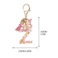 thumbnail image 2 of TopLLC New English Letter Keychain Hanger Car Keychain Bag Accessories Suspension components, 2 of 2