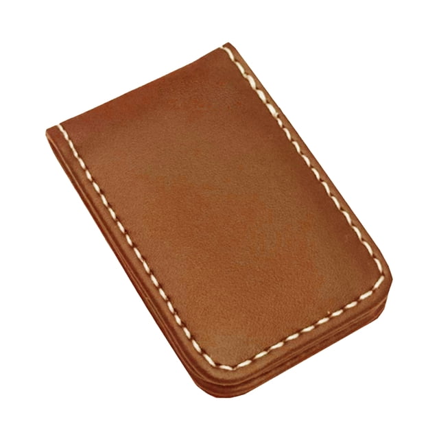 PU Leather Holder Wallet Brown_60x41x8mm