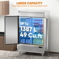 thumbnail image 3 of Coolski 54"W 2 Door Commercial Refrigerator, 49 Cu.ft Stainless Steel Reach-in Fridge, 3 of 9