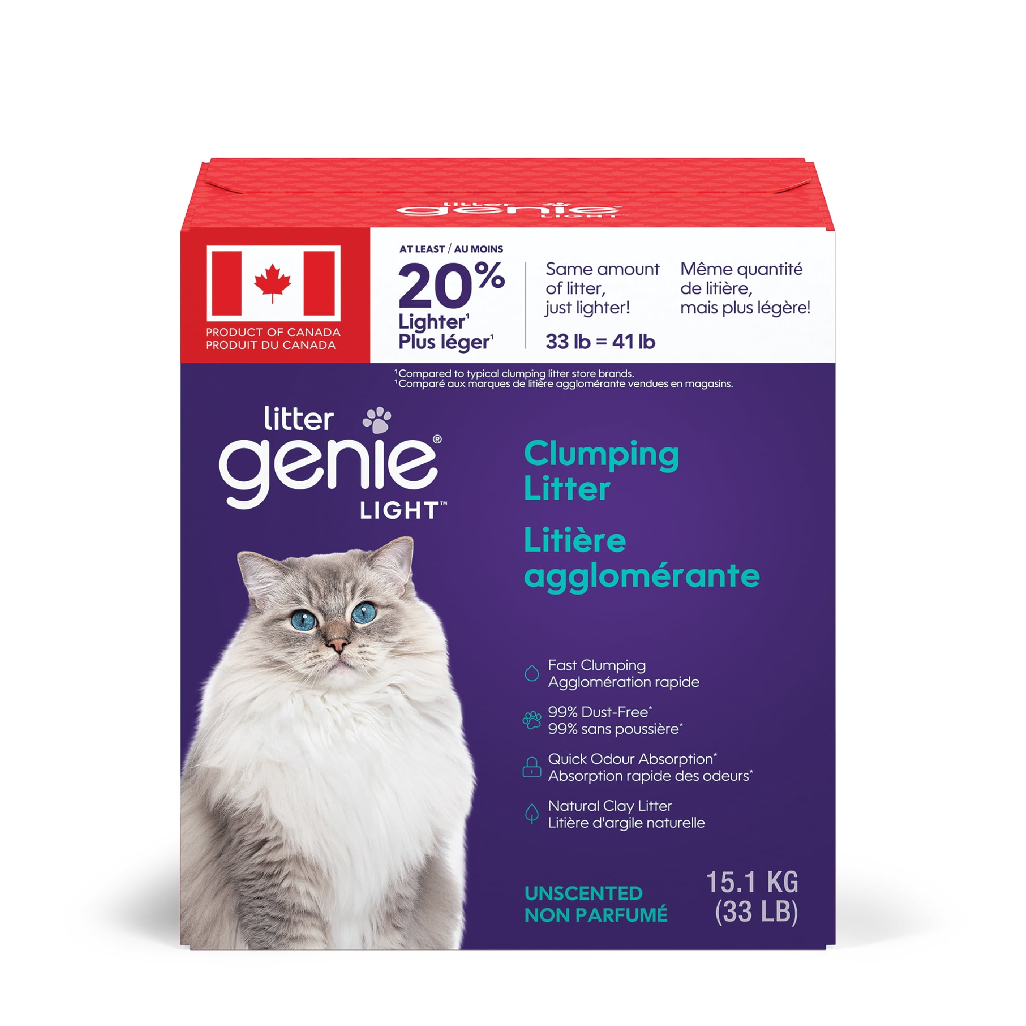 Litter Genie Light Clumping Litter - 15.1 kg