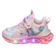 thumbnail image 1 of Ketyyh-chn99 Toddler Shoes Baby Boys Girls Breathable Sneakers Children Sports Shoes With Lights Breathable Princess Lightweight Casual Shoes for 4.5-5Years,Pink, 1 of 5