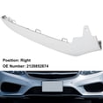 thumbnail image 3 of Front Bumper Chrome Trim Strip Reliable Protection Stylish Look High Strength for  E Class W212 Amg Line 2014 2016 Time and Effort Saving No Special Tools Required, 3 of 7