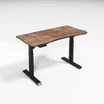 thumbnail image 2 of LJ 47” Electric Height Adjustable Sit-Stand Computer Desk - Wood, 2 of 4