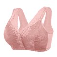 thumbnail image 5 of B91xZ Bralettes Sans Couture Triangle Côtelé pour Femmes, Rose 40, 5 of 5